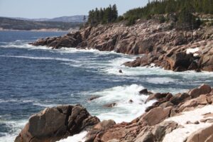 Snow in May on the Cabot Trail.  © Sharon Lundahl