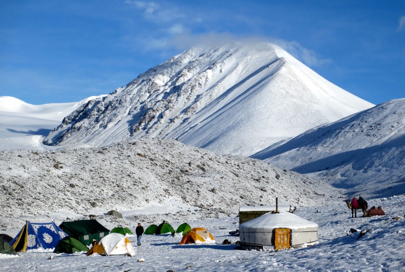 Our Base Camp after the Blizzard. © Fred Lundahl