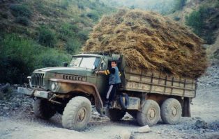Tajik grass cutter
